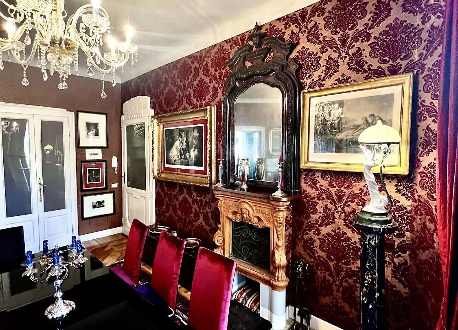 Luxury Room In Central Art Nouveau Building Next To Metro Station Milaan
